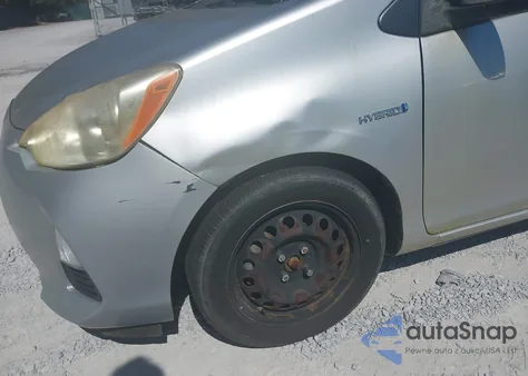 2013 Toyota Prius C One from USA, damaged, VIN JTDKDTB33D1042720